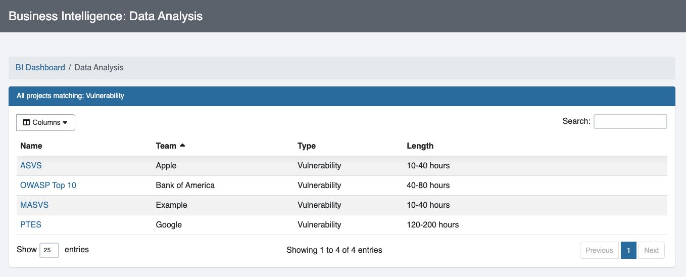 Screenshot of setting up custom metrics